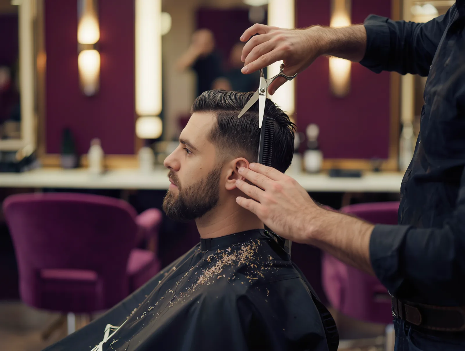Haircut with Wash, Cut and Set at NJS