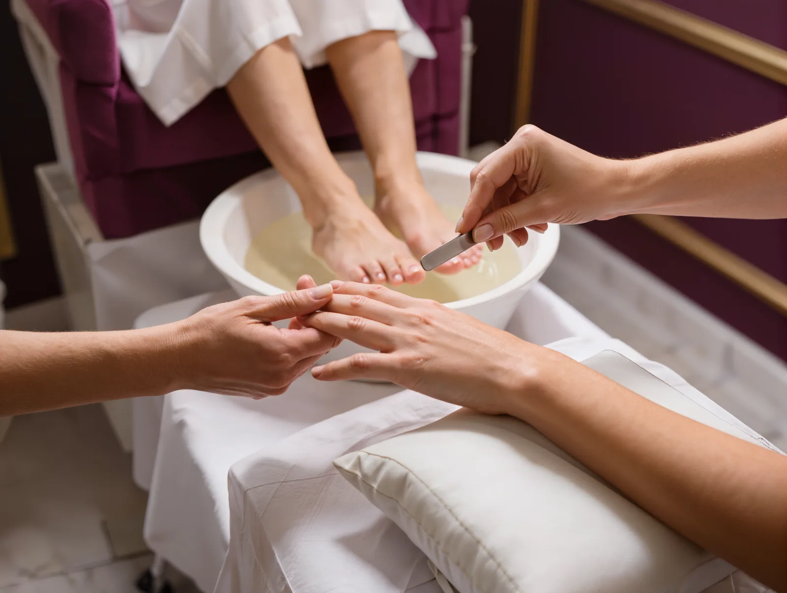 Standard Quick-Express Mani–Pedi at NJS
